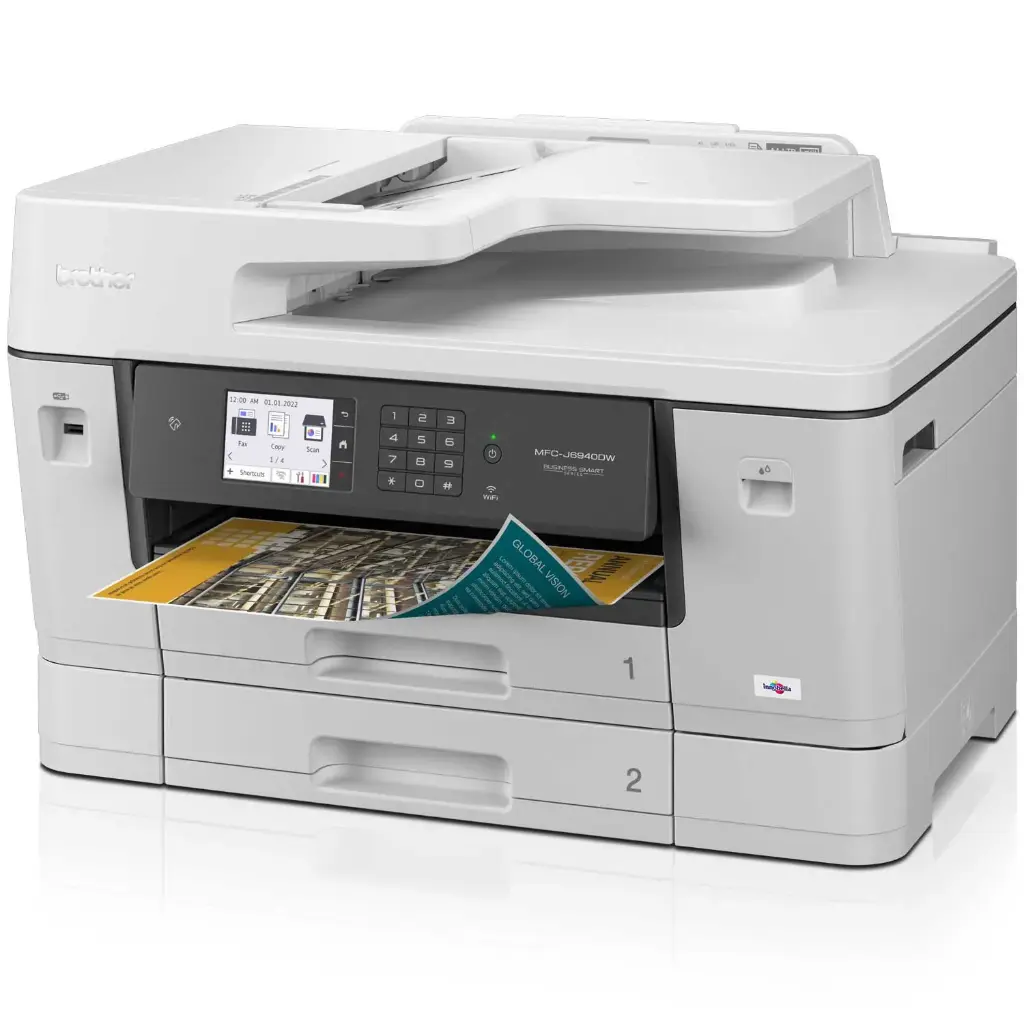 BR6940 Impresora Brother Multifuncional MFC-J6940 DW Inyección de Tinta 35PPM, A3, Wifi, Dúplex, Usb, Doble Bandeja