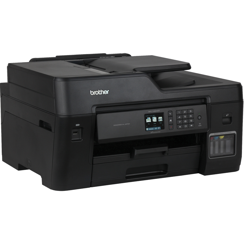MFCT4500DW Multifuncional Brother MFC-T4500DW, Color, Inyección, Inalámbrico, Print/ Scan/ Copy/ Fax