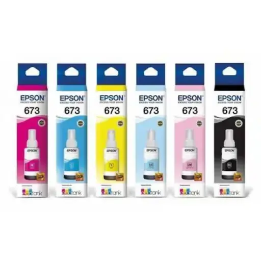 [EPST673120] EPST673120 BOTELLA DE TINTA ORIGINAL EPSON  T673120-AL Compatible con L800 L810 L850 L1805 - EcoTank