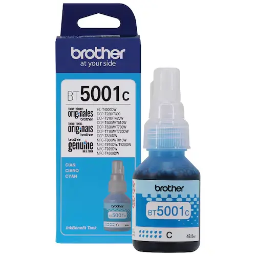 [BTOR5001C] BTOR5001C Tinta Original BT5001 Brother Cyan 48.8Ml DCP-T220/T300