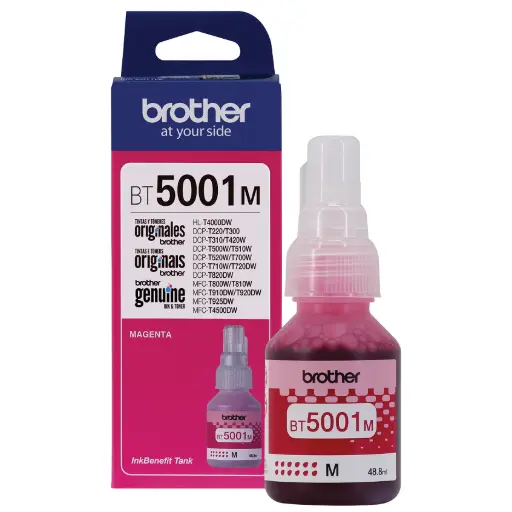 [BTOR5001M] BTOR5001M Tinta Original BT5001 Brother Magenta 48.8ML DCP-T220/T300