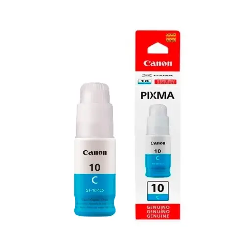 [CORGI10C1] CORGI10C1 Tinta Original Canon Gi-10 Cyan 70ml Impresora g5010 g6010 g7010 3391c001aa