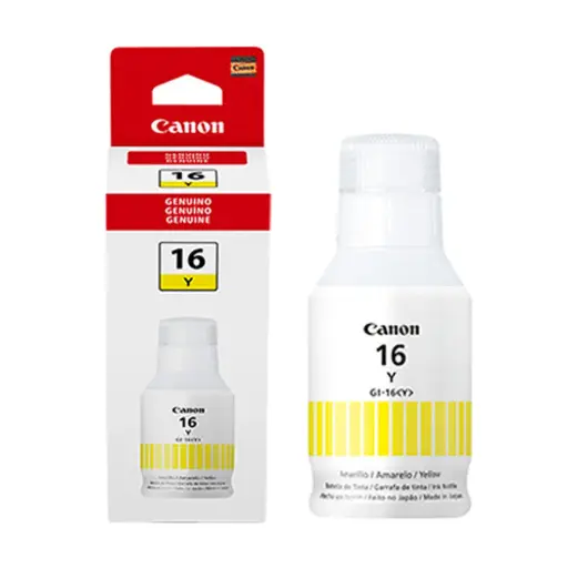 [CORGI16Y1] CORGI16Y1 Tinta Original Canon Gi-16y Amarilla 135 ml Impresora gx6010 gx7010 4420c001aa