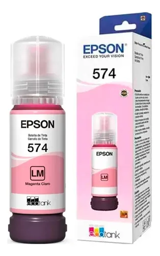 [ETOR574ML1] ETOR574ML1 Tinta Original Epson t574 Magenta Light 70ml Multifuncional Ecotank Fotografico l8050 t574620-al