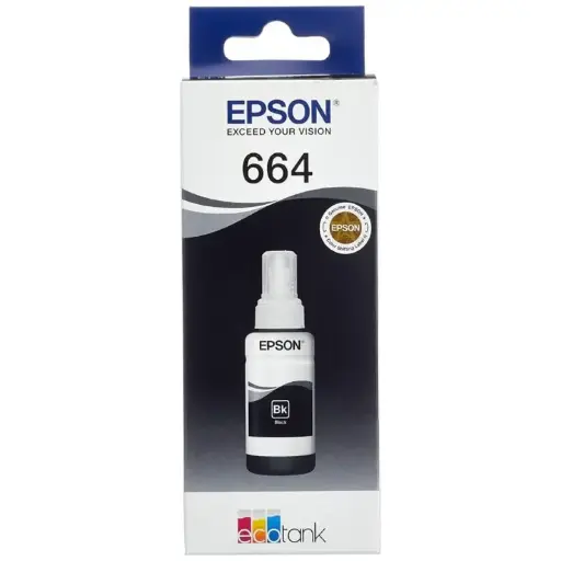 [ETOR664BK1] ETOR664BK1 Tinta Original Epson T664 Negra 65ml T664120-AL L200 L220 L310